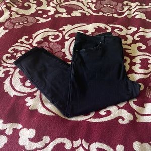Universal Standard black stretch skinny jeans size 18